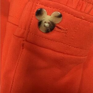 Kids Orange Bottoms with Button Detail